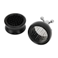 Miniatyrbild 4 av 5: Svart Kaffedispenser, Sparar 22 Nålar Huvud Rotationsnålsventil Fast Lock för Pulver 51Mm