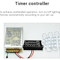 Miniatyrbillede 3 af 5: Tc420 Programmerbar Rgb Led Tidsstyring Dc4V-24V 5 Kanal Led Tidsdæmper