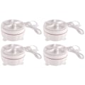 Miniatyrbillede 1 af 5: 4 stk. Mini USB Vaskemaskine To-vejs Roterende Turbine Bærbar Vaskemaskine til Sokker Underbukser til Rejser