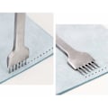 Miniatyrbilde 4 av 4: 4 stk. Stanse-verktøysett, 4 mm DIY-lærsett, Stanseverktøy Lærhåndverk Klo-stans, Hullsøm Diamantlisse, for lærhull DIY-lærhåndverk
