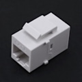 Miniatyrbilde 2 av 5: RJ45-kontakt Cat6 RJ45-forlengelseskobling Nettverk Ethernet LAN 6 koblingskontakter Utvid adapter (hvit)