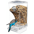 Miniatyrbillede 1 af 5: Automatisk stænksikker foderautomat til fuglebur, tilbehør til fuglebur, foderbeholder til parakitter, kanariefugle, undulater og finker