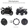 Miniatyrbillede 5 af 5: 12-24V DC Voltmeter LED Digital Display Vandtæt til Båd Motorcykel Lastbil Marine (Grøn)