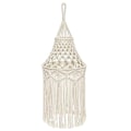 Miniatyrbillede 1 af 5: Macrame-lampeskærm hængende pendel lysdækning kontor soveværelse stue børneværelse sovesal boheme-indretning