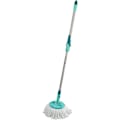 Pikkukuva 4 / 5: Leifheit Clean Twist -pyörivän mopin vaihtopyyhkeet (2 kpl), ihanteellinen laatoille ja kivipinnoille, veden ja lian imevä mikrokuitu, vaihtopyyhkeet, helppo