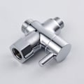 Miniatyrbillede 2 af 5: Massiv messing 3-vejs ventil 3/8\" toilet diverter ventil adapter WC-Fei Yu