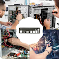 Miniatyrbilde 5 av 5: Beskyttelsesplate for I/O for B250C B75 12USB B75 8USB Mining Motherboard Io Baffle Chassis Bracket