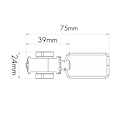 Miniatyrbillede 4 af 4: 2X Saver Plus Gas Konverter Shifter Genopfyldning Flad Tank Ventil Konverteringsadapter, Guld