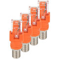 Miniatyrbild 5 av 5: Koaxial till Ethernet-adapter, 4-pack RF koaxial F till RJ45 hane-konverter för linjetestare