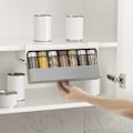 Miniatyrbillede 4 af 5: CupboardStore i skab, køkkenopbevaring under hylde krydderihylde, grå organizer