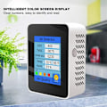 Miniatyrbillede 2 af 5: CO2-detektor Temperatur/Fugtighedsmåler Luftkvalitetsmåler TVOC-detektor LCD-display TVOC-dioxid (sort)