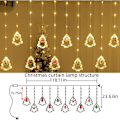 Miniatyrbilde 2 av 5: Julelysstreng, USB-juledekorasjonslys med fjernkontroll, Fargerikt juletre-