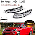 Miniatyrbillede 2 af 5: For Accent I30 2011-2017 Højre Dynamisk LED Blinklys Sekventiel Bagudvendt Spejllys