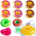 Miniatyrbild 1 av 5: Uppblåsbara Dryckeshållare, 10-pack Kopphållare Flytande Dryckeshållare för Pool Dryckesflottar Uppblåsbara Underlägg för Poolparty Barnbadleksaker