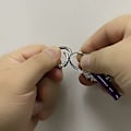 Miniatyrbillede 5 af 5: Taske Karabinhage Ring, 30stk Runde Karabinhage Ring, Fjeder Spænde 20mm Mini Runde Karabinhage Nøglering Klips Kompatibel med Håndværk og Taske Tilbehør