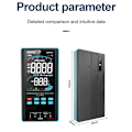 Miniatyrbild 1 av 5: DM97S+ Färgdisplay Digital Multimeter AC DC Spänning Strömmeter 9999 Räkningar Intelligent Digital Multimeter
