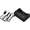 Miniatyrbillede 2 af 5: Intelligent Single Charger LCD Display Batterilader til -Ion Batteri 26650/22650/18650/18490/18350/17670
