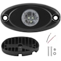 Miniatyrbillede 1 af 5: Bil LED Lys, 9w Hvid LED Bil Lys Auto Baggrundslampe Motorcykel Chassis Atmosfærisk Belysning Aluminium Legering