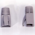 Miniatyrbillede 2 af 5: RJ45 Cat7 stik Cat6A netværks Ethernet-kabel stik 7 stik R beskyttelsesmuffer kappe farve OD 7 mm (orange)