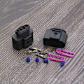 Miniatyrbild 5 av 5: 4 st tändspolekontaktstift med terminal och packning för B5 - 1J0973724