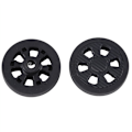 Pikkukuva 4 / 5: 60X11mm Matkalaukku Pyörän Vaihto Kulutusta Kestävä PU Rulla Laukku Pyörän Vaihto Matkalaukku Pyörä 8mm Kaksoispyörä
