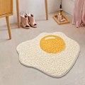 Miniatyrbilde 5 av 5: Pochert Egg Barnteppe Gulvmatte Tegneserie Anime Antislipp Matte Gulvmatte Myk Komfortabel Absorberende Dekor C