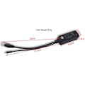 Miniatyrbillede 4 af 5: 2X Standard POE Strømkildemodul Splitter 48V Til 5V2.4A USB-Interface