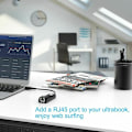 Miniatyrbillede 5 af 5: USB Ethernet 3.0 til RJ45 adapter, muliggør 1000 Mbps LAN netværksforbindelse, kompatibel med Windows 10/8.1/8/7/Vista/XP, Mac OS 10.6 og nyere, Lin