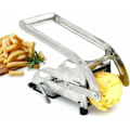 Miniatyrbild 1 av 5: Pommes Frites-Skärare, Professionell Pommes Frites-Skärare med 2 Blad, Halksäker Teknik, Grönsaksskärare, Fritöstillbehör (Rostfritt Stål)