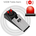 Miniatyrbillede 2 af 4: Dørstopperalarm 120 dB, Bærbar Kileformet Alarm, Trådløst Sikkerhedsalarmsystem, Lille Alarmføler til Hjem/Lejlighed