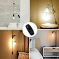 Miniatyrbillede 5 af 5: Inline-kontaktbryder, 8 stk. Inline-kontakter, vippe-mellemkontakt, til natlampe, skrivebordslampe, bordlampe, elektrisk ledning (250V 10A)