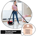Miniatyrbild 4 av 5: 5 st dammsugarpappersdammsugarpåsar för KARCHER WD2250 A2004 A2054 MV2 dammsugare maskintillbehör