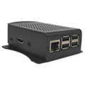Miniatyrbillede 1 af 5: Aluminium kølehylster til Raspberry Pi 2B 3B 3B+ - Sort (Pi 2B 3B medfølger ikke)