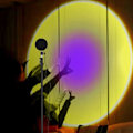 Miniatyrbillede 2 af 5: LED Projektionslampe Nattelys, USB Projektor 360 Graders Rotation Fotografering Lamper til Soveværelse Studio