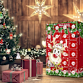 Miniatyrbilde 5 av 5: 2022 Julekalender Kunstnerisk Kalender, Hengende Julepynt til Barn, 24 Dagers Nedtelling Tilfeldig Anheng Gunst Jul Overraskelse