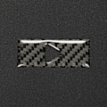 Miniatyrbild 3 av 5: Dekorativt mittförvaringsfack för säkerhetsvarningsknapp i kolfiber -5 CX5 2017 2018 2019 2020