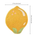 Miniatyrbillede 4 af 5: Sød citron bademåtte skridsikker frugtmåtte citron gul køkkenmåtte badeværelse indretning sjov måtte til børn, maskinvaskbar