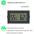 Miniatyrbillede 3 af 5: 8 Pak Mini Termometer Hygrometer LCD Display Elektronisk Digital Termometer Hygrometer Temperatur Fugtighedsmåler