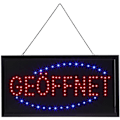 Miniatyrbilde 2 av 5: 1 stk Stor LED Lysende Butiksskilt Neon Skilt Vindu Dør Hengende Skilt GEOFFNET