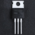 Miniatyrbilde 5 av 5: 100V 9.7A MOSFET Transistor IR Push N-Kanal IRF520