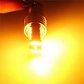 Pikkukuva 3 / 5: 6 x 1156 7506 P21W BA15S LED-polttimot Keltaiset takavilkut