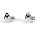 Miniatyrbilde 4 av 5: Scuba slange adapter 360 graders justerbar kobling roterbare adaptere lavtrykks dykkerregulator kobling
