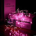Miniatyrbild 2 av 5: 10-pack 2M Fairy Lights 20 LED Batteridrivna Fairy String Lights Vattentäta Koppartråds Stjärnsträngljus Mason Jar Lights Firefly Lights för D