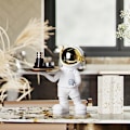 Miniatyrbilde 2 av 5: 1 stk. Nordisk rom astronaut harpiksfigur nøkkel oppbevaringsbrett veranda kunst kosmetikk dekorasjon dekorasjon B