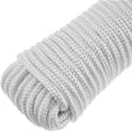 Miniatyrbilde 5 av 5: Hvit polyester flettet tau 20 m x 6 mm