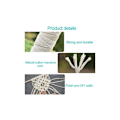 Miniatyrbillede 4 af 5: 3mm x 200m Natur Macrametov, Macrame Tråd Bomuldstov Macrame Snøre, Macrametov DIY Håndværk til Væghængende Planteophæng Håndværk Gave Dekoration