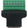 Miniatyrbilde 4 av 5: Rj45 hunn til 8-pin skrueklemmeblokkontakt Cat7 Cat6 Cat5 Cat5e Ethernet-forlengelseskabel CCTV-adapter Digital Dvr-nettverksadapter Inline Co