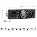 Pikkukuva 3 / 5: Universaali Auton Stereo 1 Din Kojelautaan Sisäänrakennettu Audiosoitin 2 Stereokaiutinta FM Bluetooth-tuki USB/TF-korttiportilla