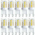 Pikkukuva 1 / 4: 10 kpl LED-spotit, LED-koristevalot, G9 LED-lamppu, 5 W lämmin valkoinen kylmä valkoinen, energiansäästävät LED-lamput, halogeenivalon korvaava lamppu, AC 230 V