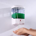 Miniatyrbild 2 av 5: 600 ml automatisk väggmonterad infraröd sensor duschdispenser stansrum